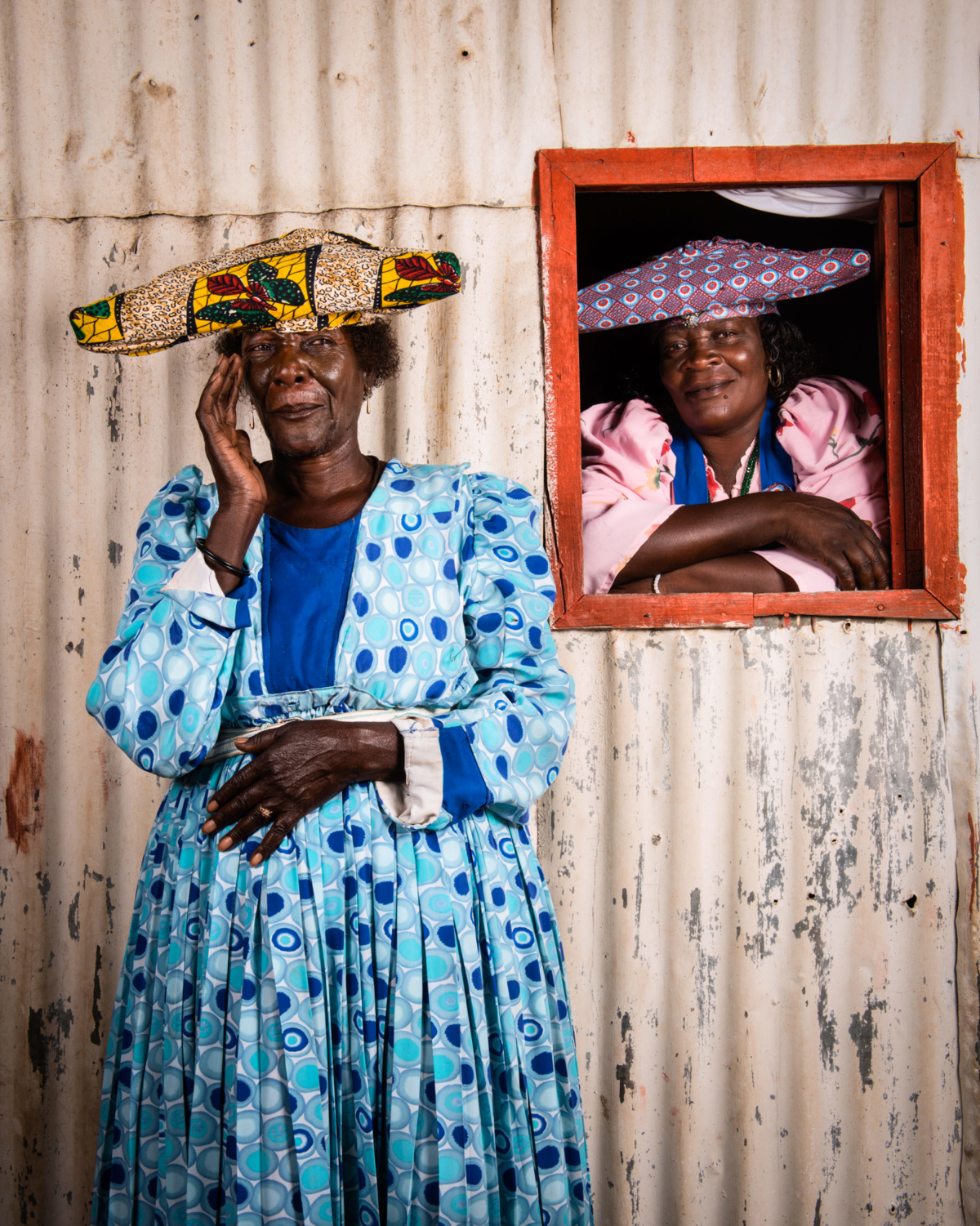 Hereros #43, Namibie 2017 Photographie Fine Art print sur papier Hahnemühle 80 x 100 cm, SG-HE43 ©STEPHAN GLADIEU