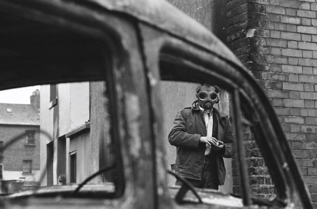 Manifestant catholique, Londonderry, Irlande du Nord, août 1969, GC-16435-21 ©Fondation Gilles Caron