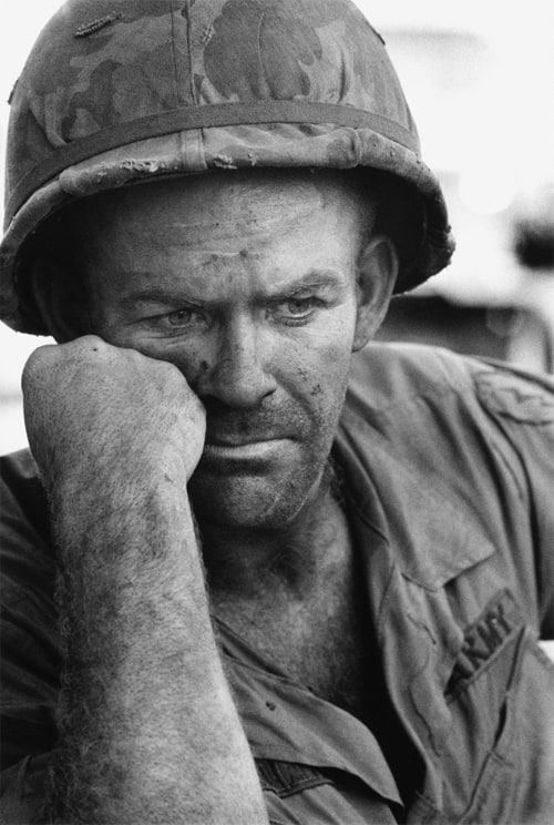 Soldat américain, Guerre du Vietnam, novembre 1967, GC-5754-18 ©Fondation Gilles Caron