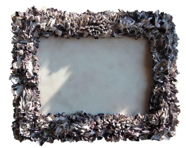 Miroir Huîtres W, 2016 Céramique 55 x 67 x 7 cm, BC-1660 ©BACHELOT&CARON