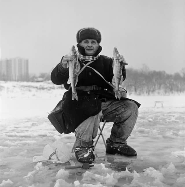 Portrait d’un pêcheur, Russie, avril 2010 Portrait d’un pêcheur, avril 2010 ©James Hill