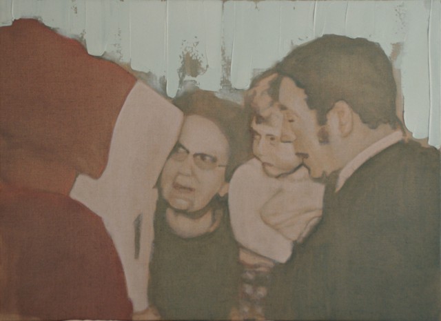 Noël, 2012 Huile sur toile, 73 x 54 cm ©Vincent Ruffin