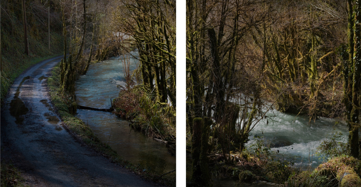 River 6 - Diptyque 2 x 60 x 90 cm ©Nicolas Dhervillers