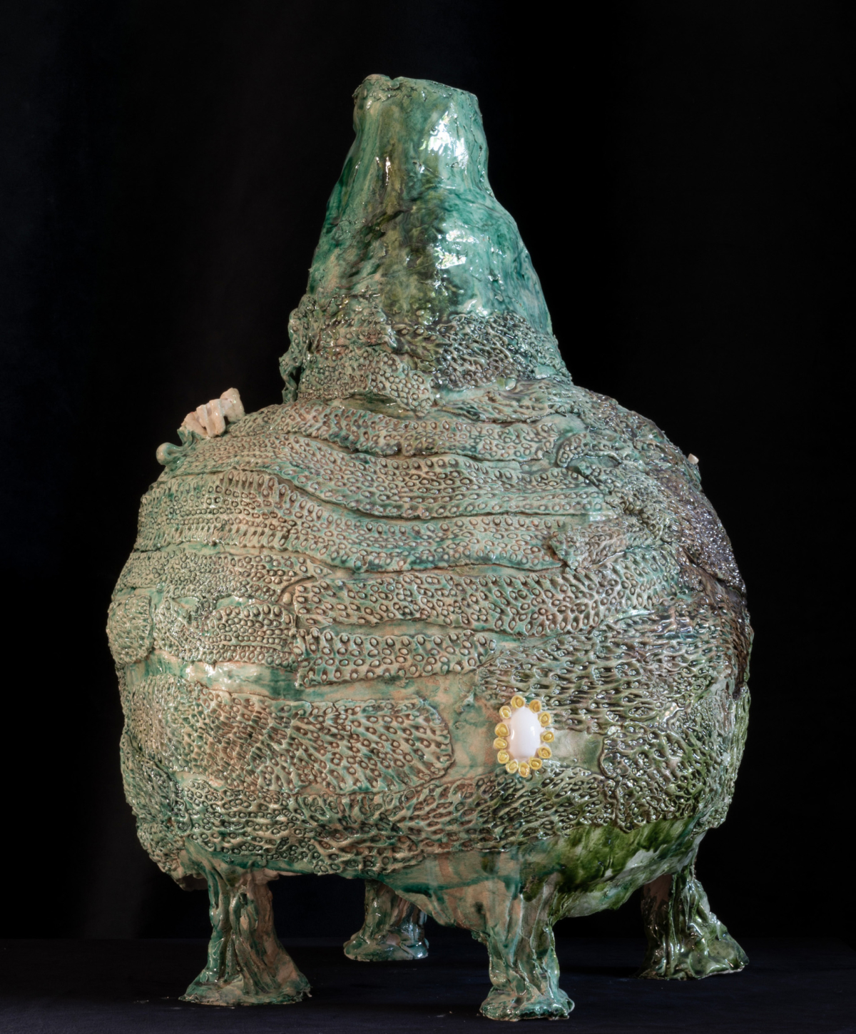 Vase étrusque Sans Photo, 2021 Sculpture céramique H 60 x D 40 cm BC-2112 ©Bachelot&Caron