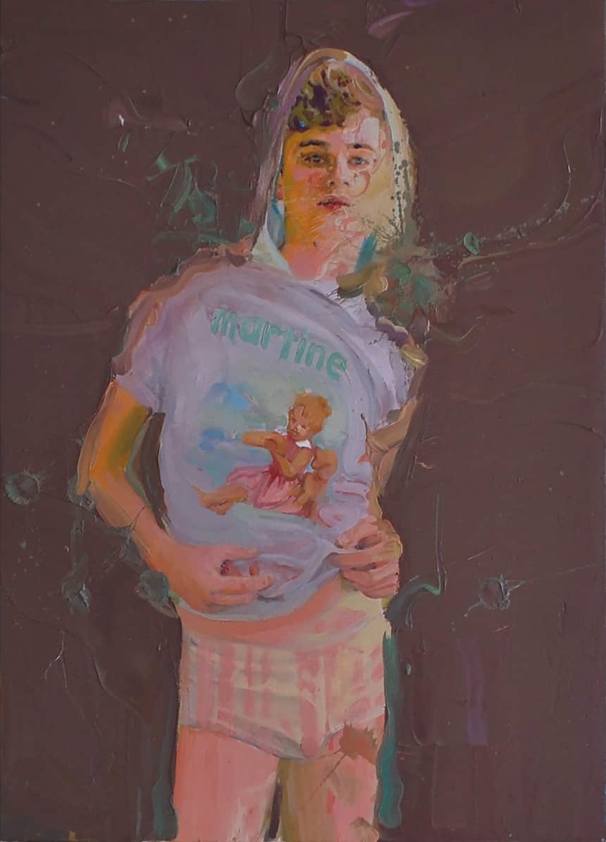 Martin, 2020, peinture huile sur toile, 65 x 92 cm VR-2003 ©Vincent Ruffin
