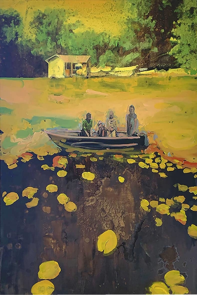 Une journée à Liéssie, 2021, peinture, huile sur toile, 195 x 130 cm VR-2111 ©Vincent Ruffin