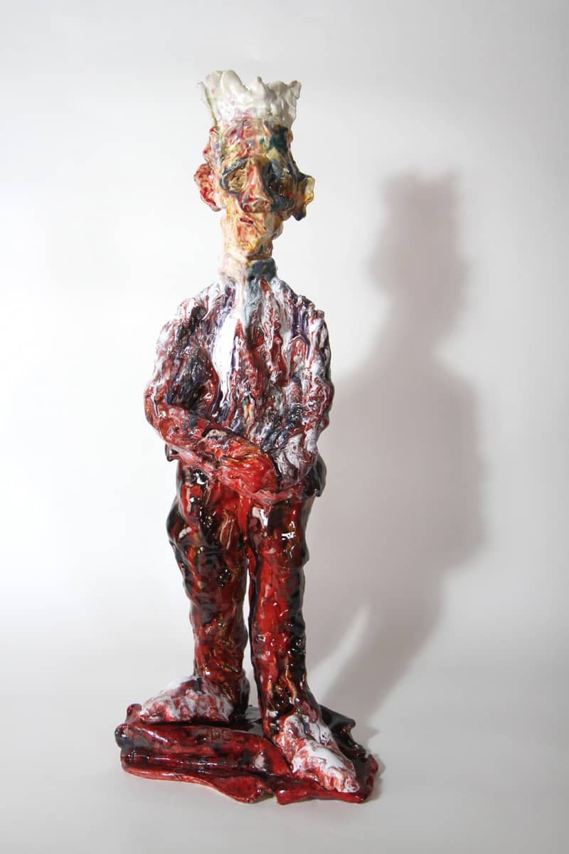 Soutine, 2022, sculpture céramique H76,5 x Dia 30 cm BC-2212 ©Bachelot&Caron