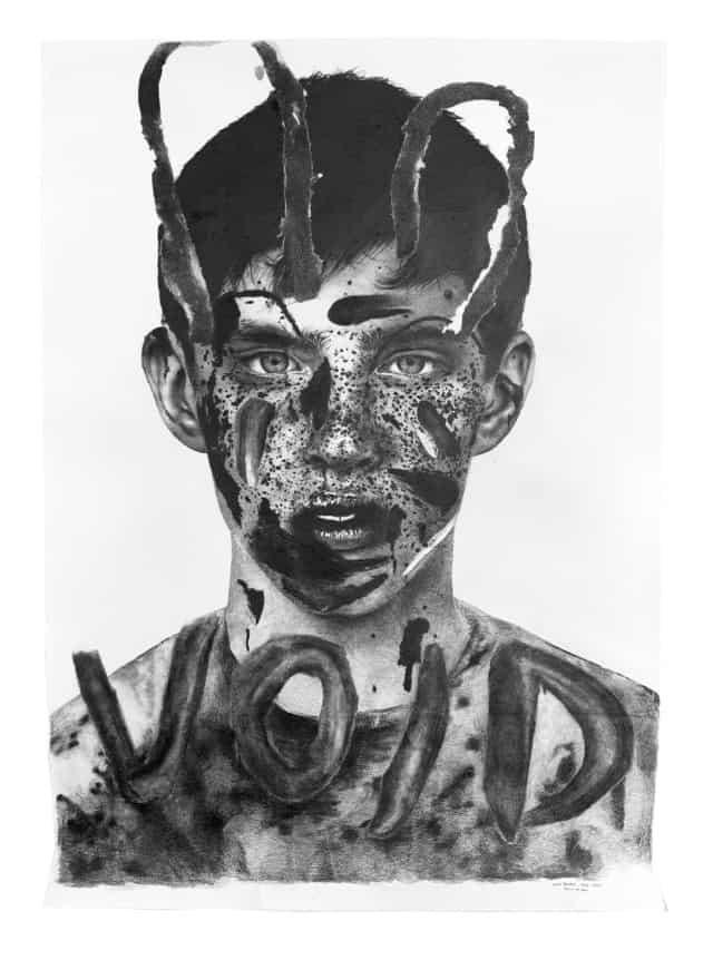 Void2024PersonanongrataDrawingandmixedmedia140x100cmMB-2402MarieBoralevi