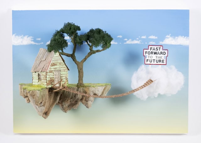 Fastfowardtothefuture2024sculpturetechniquemixtesouscapotplexiglas52x2148x37cmLF-2425LaFratrie