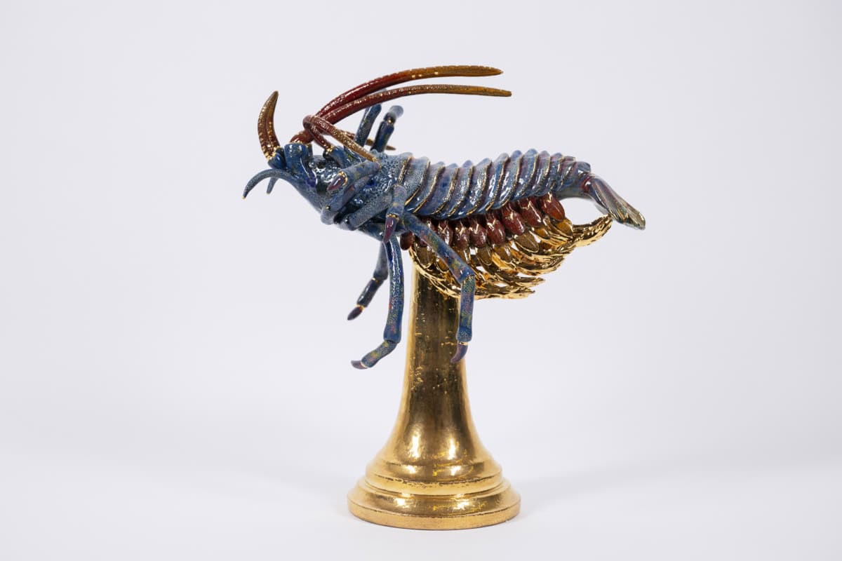 Schrimpf, 2025 sculpture céramique 25x26x32 cm OT-2505 ©Onno Theelen