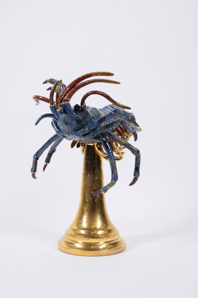 Schrimpf, 2025 sculpture céramique 25x26x32 cm OT-2505 ©Onno Theelen