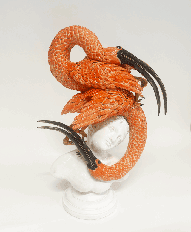 VenusandIbisses2025sculptureceramique54x40x20cmOT-2513OnnoTheelen