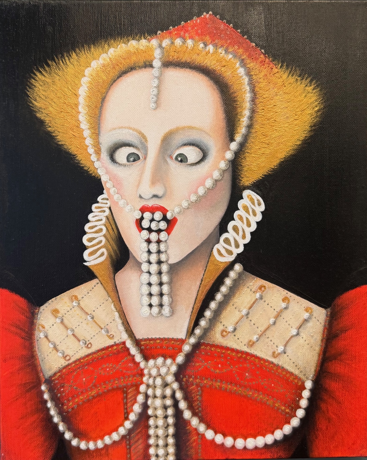 Protopunck #02, 2025 Peinture huile sur toile SP-PP02-HT ©Sabine Pigalle