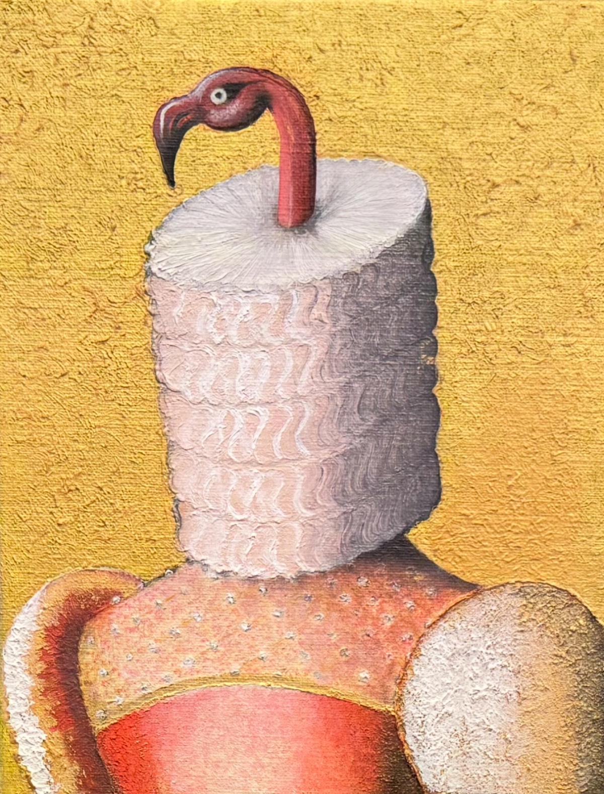 Periscope, 2025 peinture huile sur toile 24x19 cm SP-SQ01 ©Sabine Pigalle