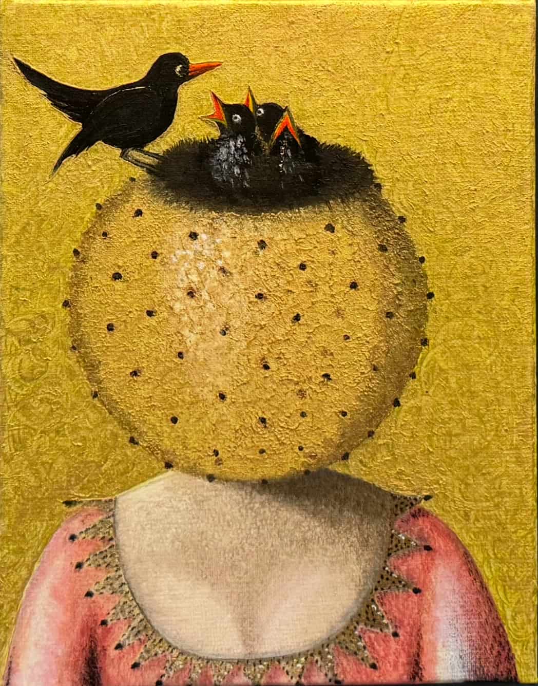 Messmates 2025 peinture huile sur toile 24x19 cm SP-SQ06 ©Sabine Pigalle