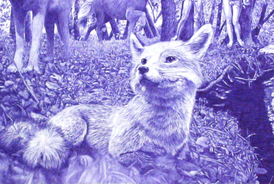 KO-2547Imaginetheresnoheavendetail12025dessinstyloabillesurpapier1445x390cmKonrad