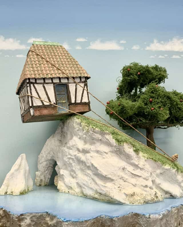 La grâce et la pesanteur, 2025 scuplture technique mixte 52x38x20 cm LF-2509 ©La Fratrie