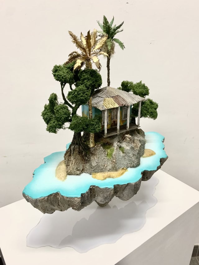 Not another place in the sun, 2025 sculpture technique mixte 45x27x50 cm LF-2506 ©La Fratrie