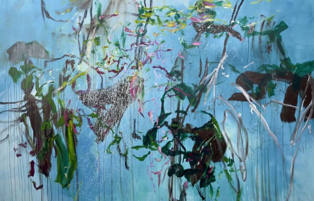 Untitled, 2025 peinture acrylique sur toile 200 x 300 cm Ref. AJ-ST239-2025 ©Alain Joséphine