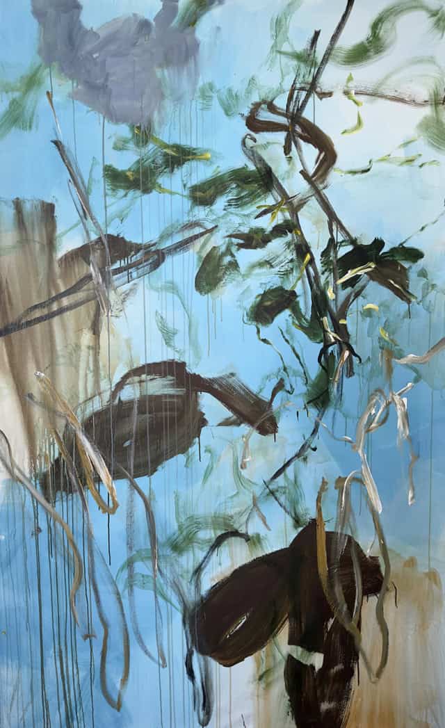 Untitled, 2025 peinture acrylique sur toile 230 x 130 cm Ref. AJ-ST242-2025 ©Alain Joséphine