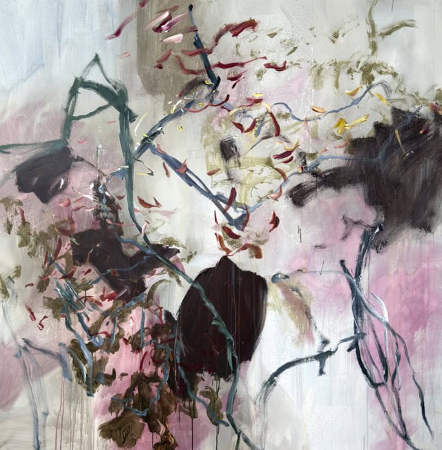 Untitled, 2025 peinture acrylique sur toile 200 x 200 cm Ref. AJ-ST268-2025 ©Alain Joséphine