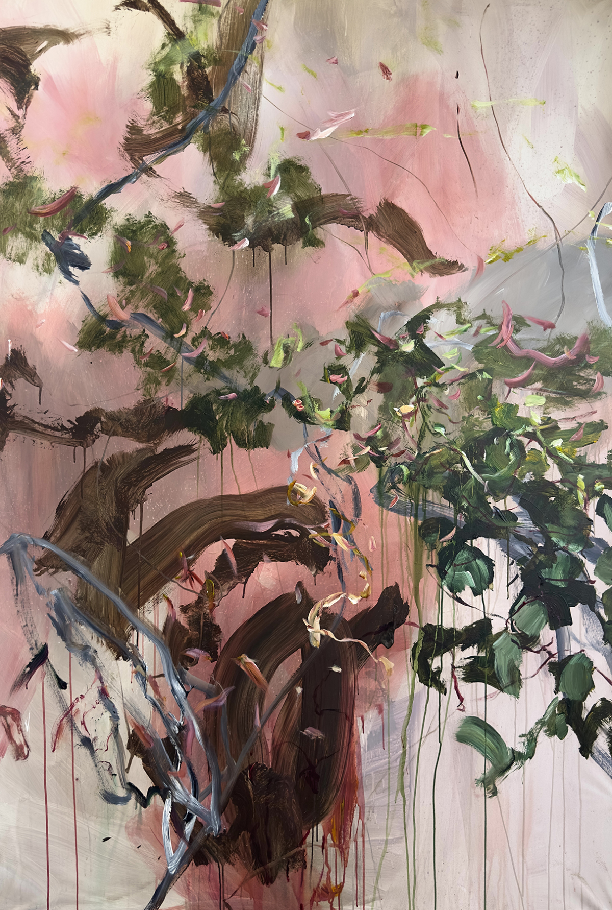 Untitled, 2025 peinture acrylique sur toile 200 x 130 cm Ref. AJ-ST273-2025 ©Alain Joséphine