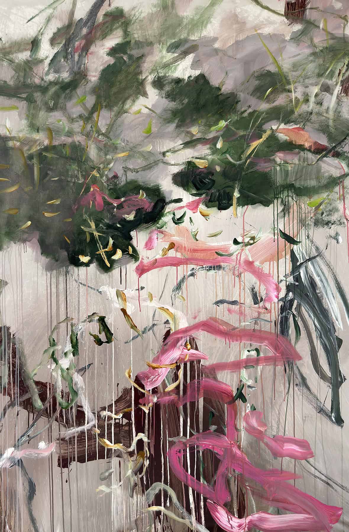 Untitled, 2025 peinture acrylique sur toile 200 x 130 cm Ref. AJ-ST278-2025 ©Alain Joséphine