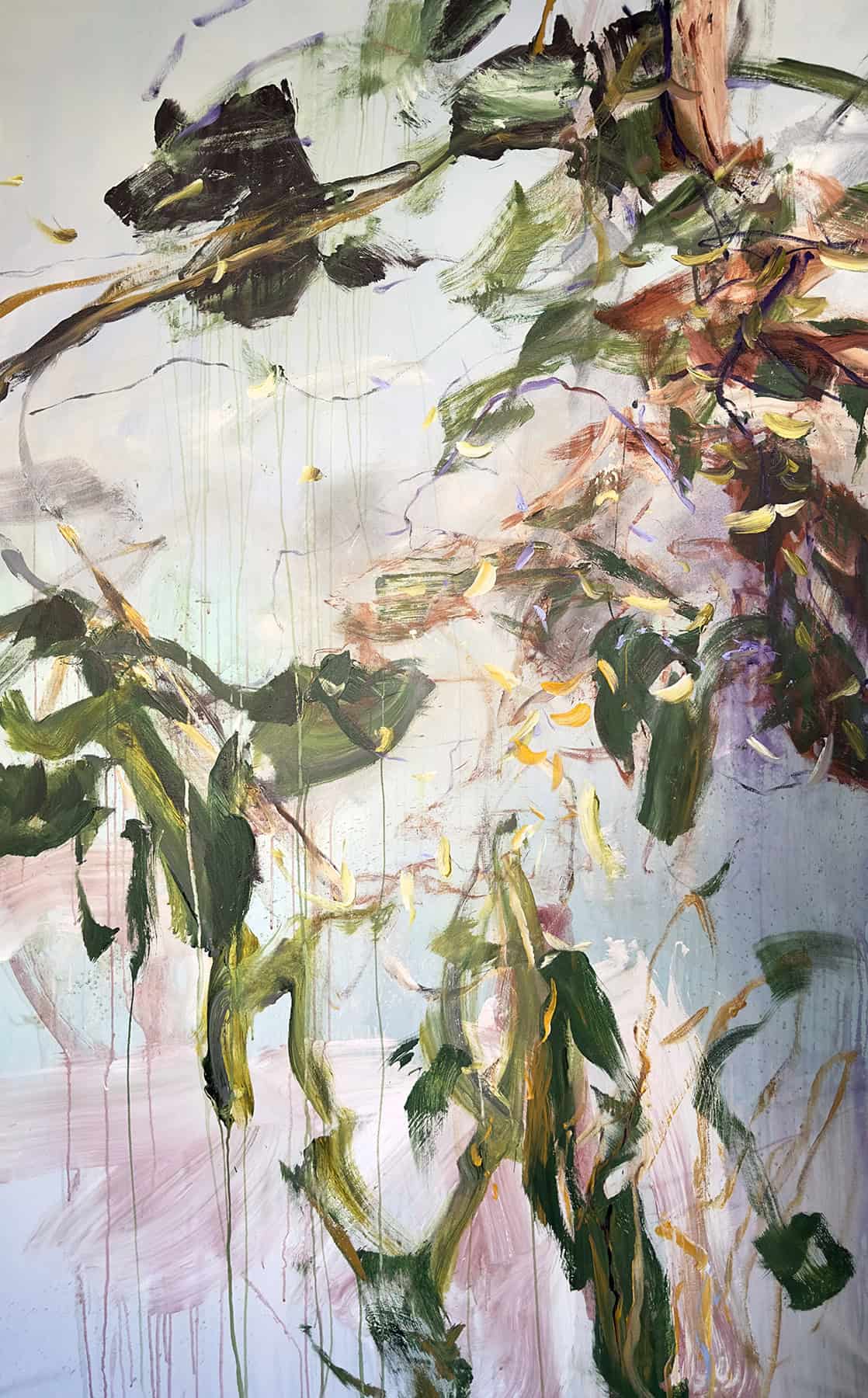 Untitled, 2025 peinture acrylique sur toile 200 x 130 cm Ref. AJ-ST319-2025 ©Alain Joséphine