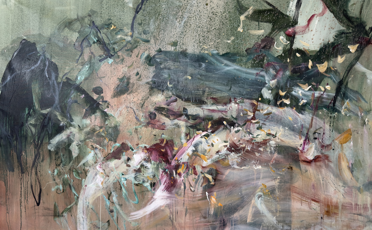 Untitled, 2025 peinture acrylique sur toile 90 x 150 cm  Ref. AJ-ST332-2025 ©Alain Joséphine 