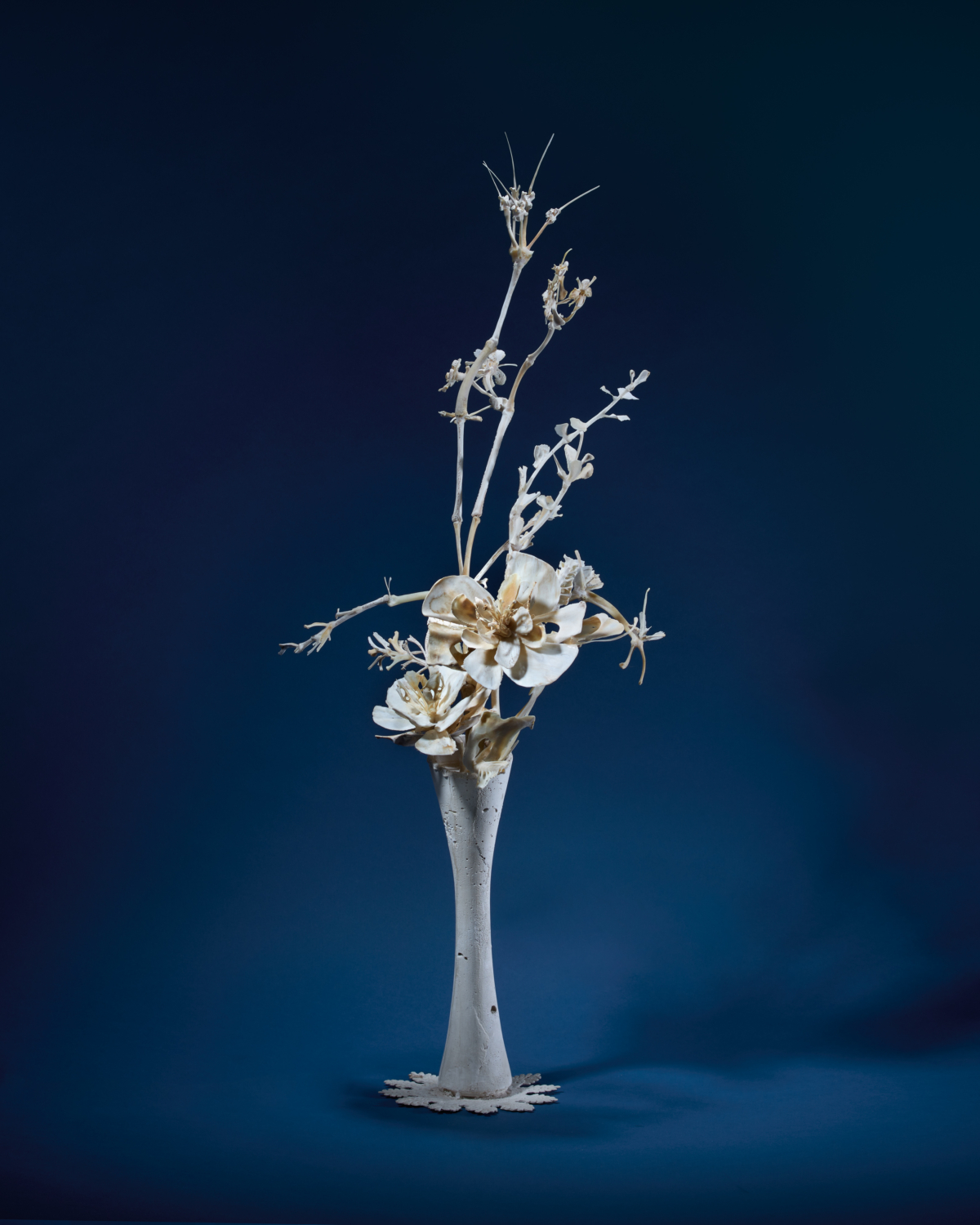 Ikebana, 2026 sculpture en os ©Corine Borgnet